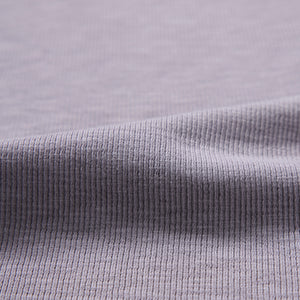 Slub Knit Fitted Short-Sleeve Top