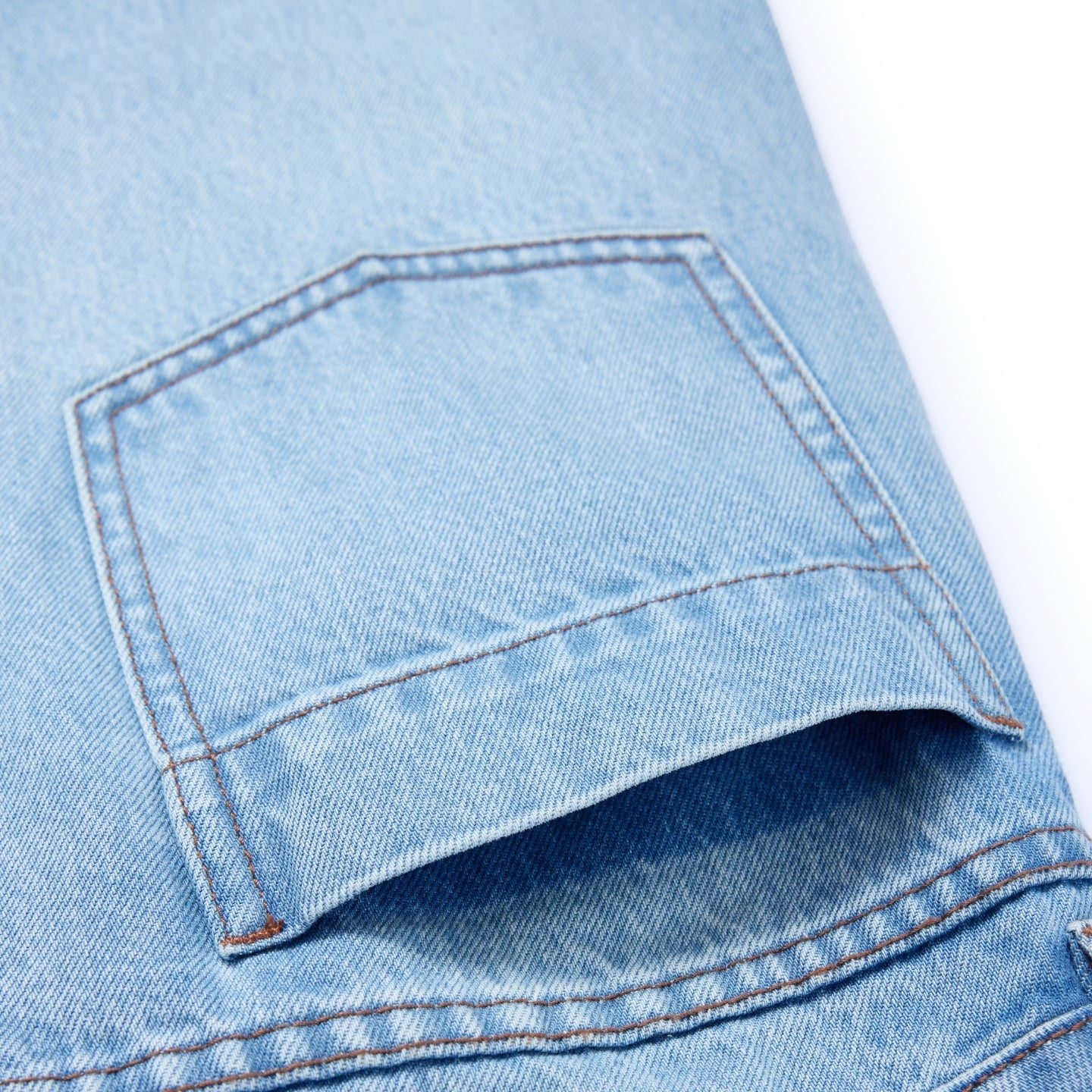 Light Wash Wide-Leg Jeans