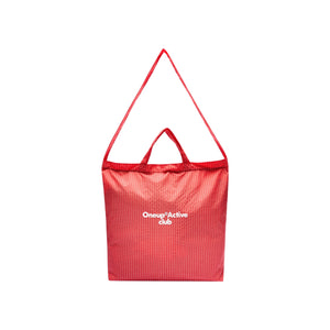 Large Plaid Water-Resistant Tote Bag