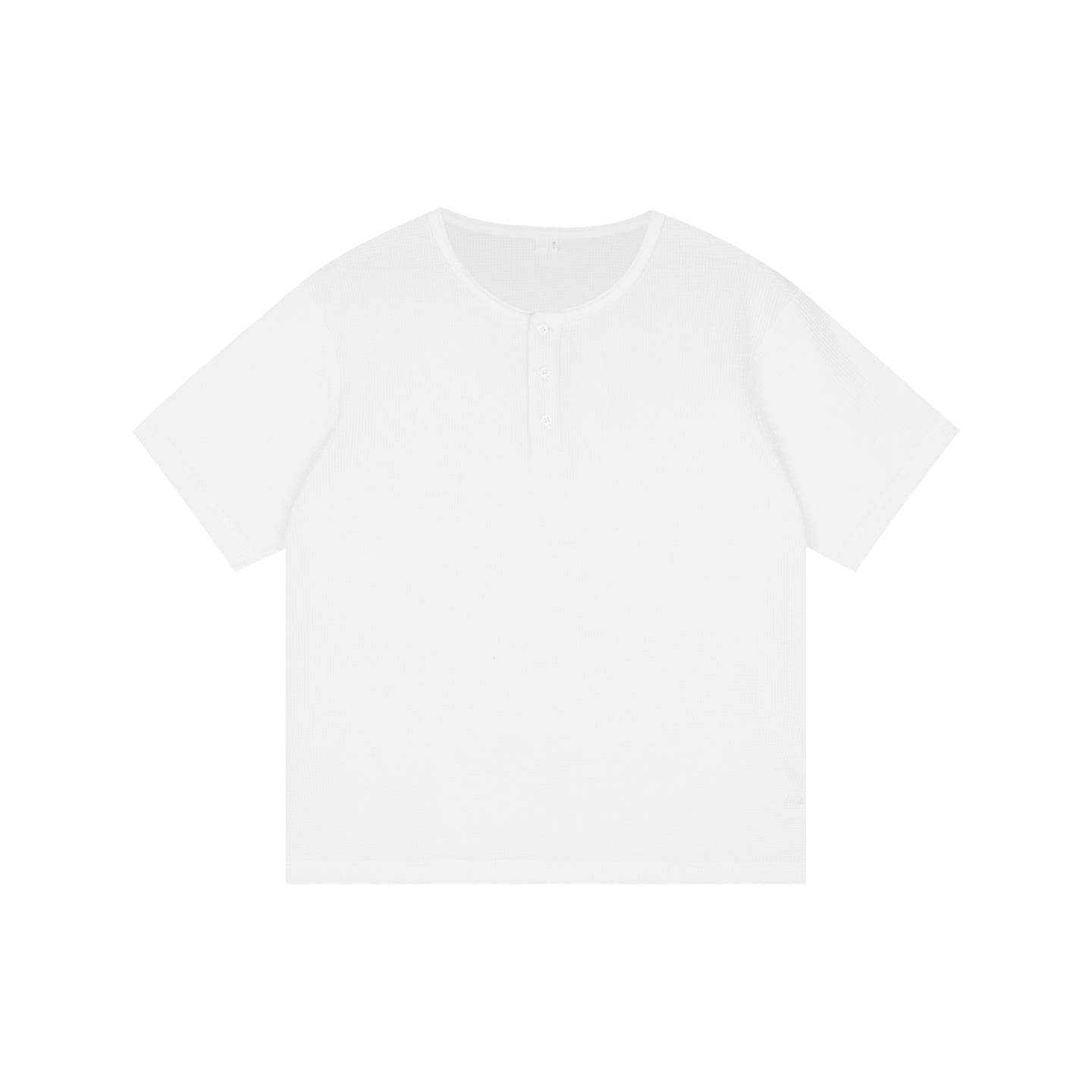 Waffle Knit Henley Tee