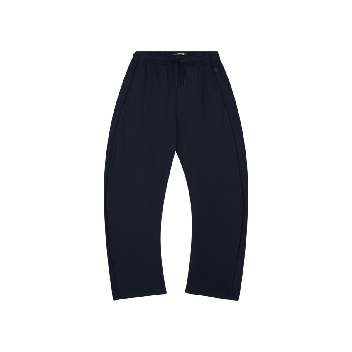 Twisted Seam Curved-Leg Sweatpants