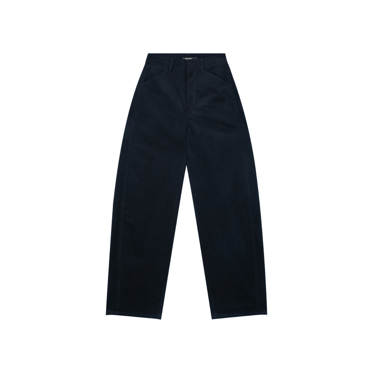 Corduroy High-Waisted Pants