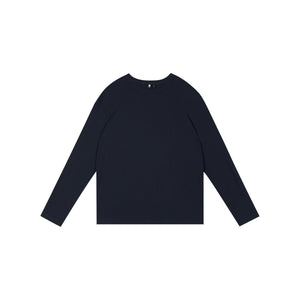 Fitted Ribbed Long-Sleeve Top with Lycra® Stretch