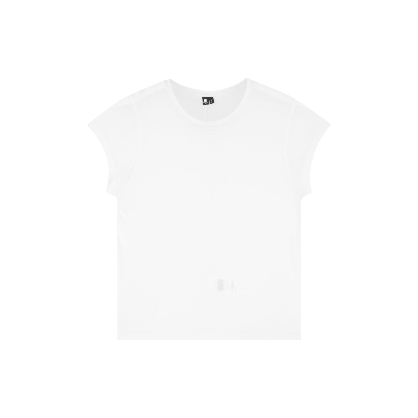 Tencel Wool-Blend Lightweight Short-Sleeve Top
