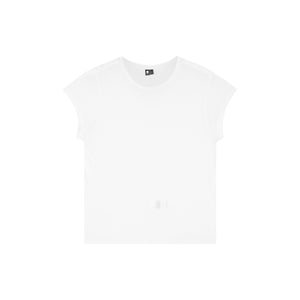 Tencel Wool-Blend Lightweight Short-Sleeve Top
