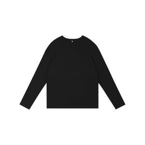 Fitted Ribbed Long-Sleeve Top with Lycra® Stretch