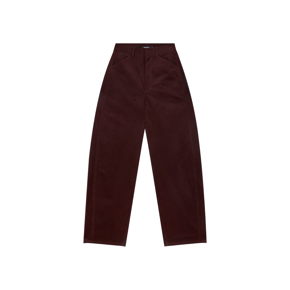 Corduroy High-Waisted Pants