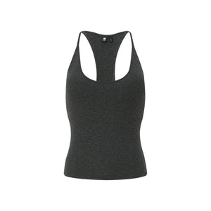Stretch Halter Tank Top With Removable Pads
