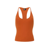 Stretch Halter Tank Top With Removable Pads