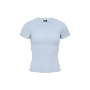 Tencel Linen Fitted Short-sleeved T-shirt