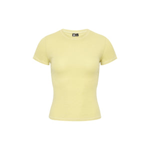 Tencel Linen Fitted Short-sleeved T-shirt