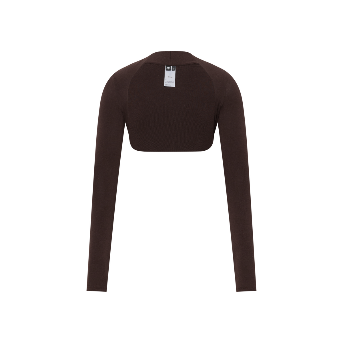 Stretch Long-Sleeve Bolero Top