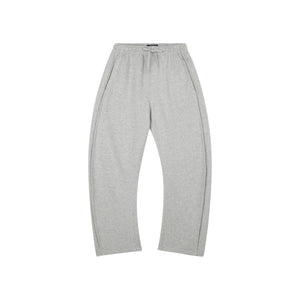 Twisted Seam Curved-Leg Sweatpants