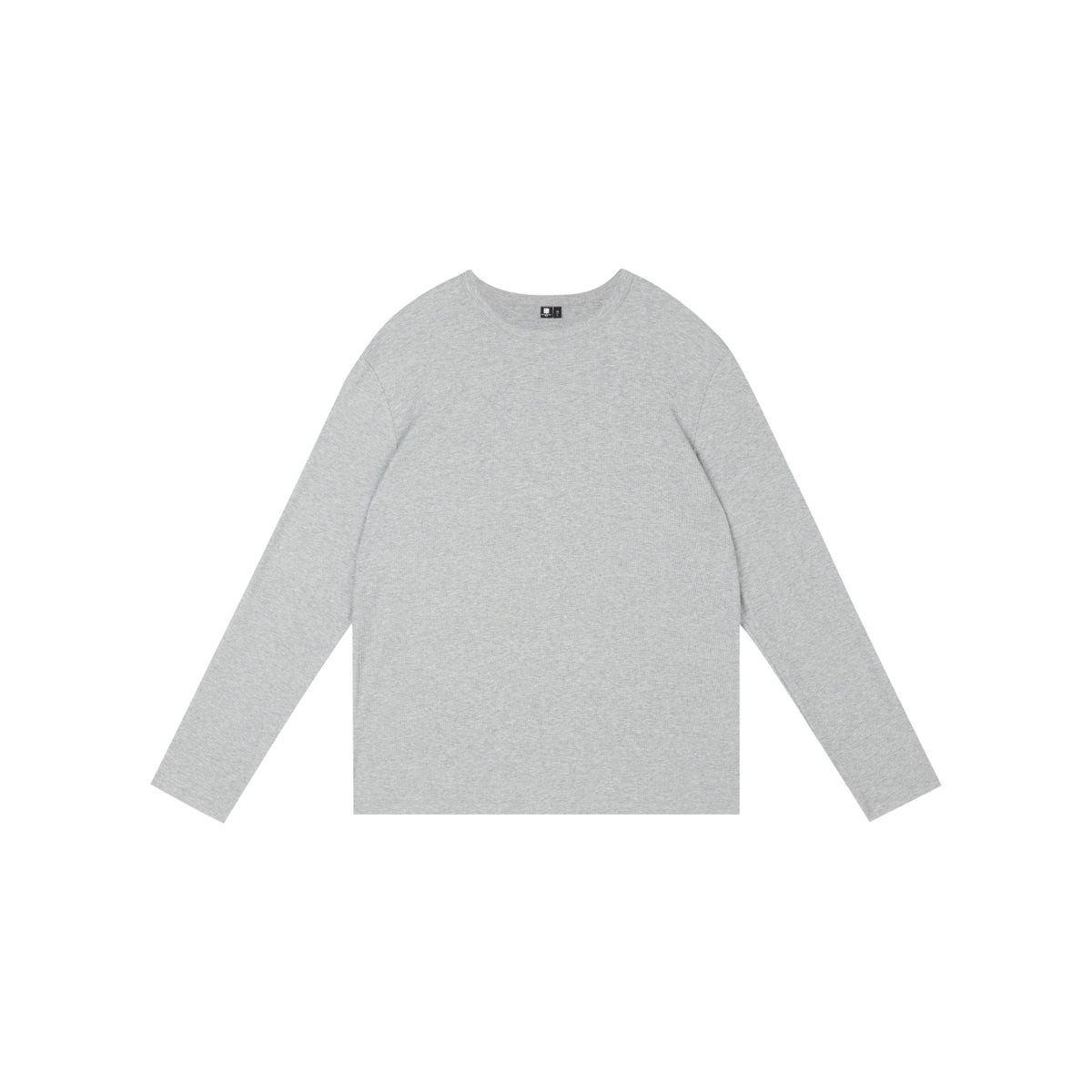 Fitted Ribbed Long-Sleeve Top with Lycra® Stretch
