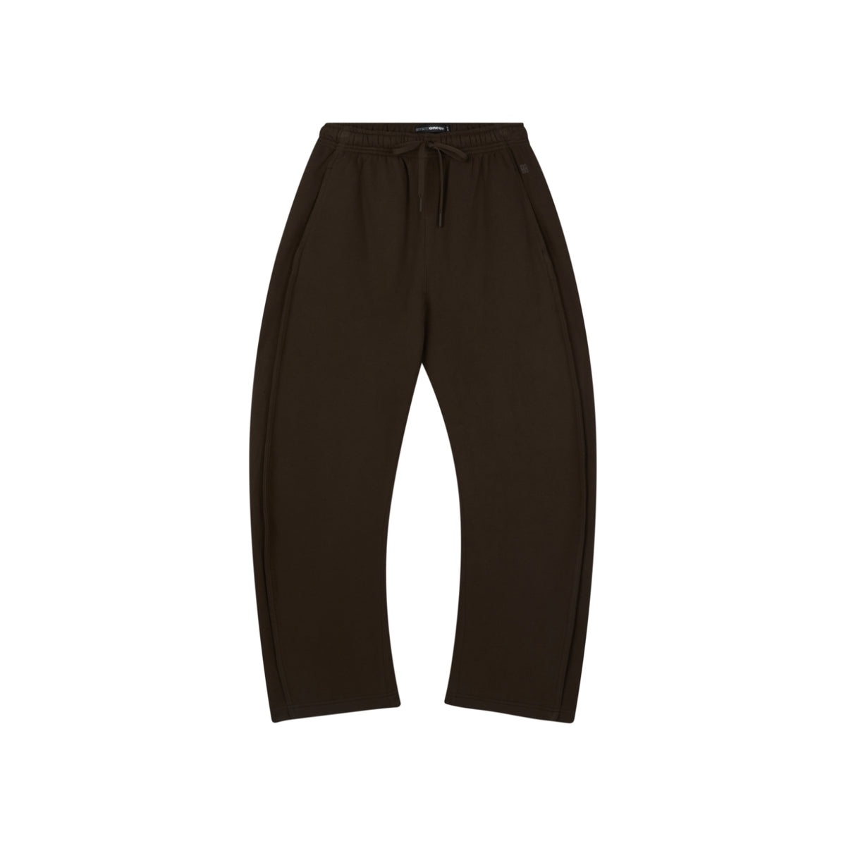 Twisted Seam Curved-Leg Sweatpants