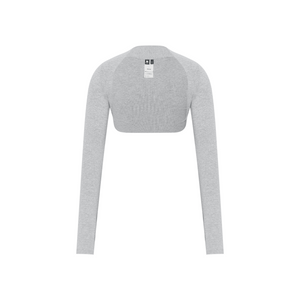 Stretch Long-Sleeve Bolero Top