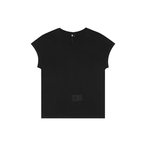 Tencel Wool-Blend Lightweight Short-Sleeve Top