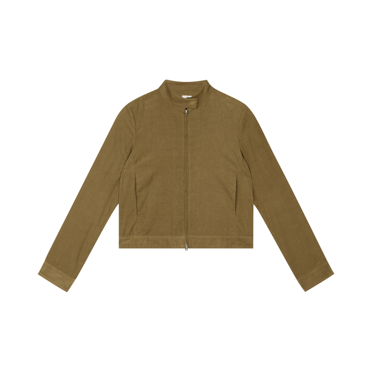 Fine Corduroy Zip-Up Jacket