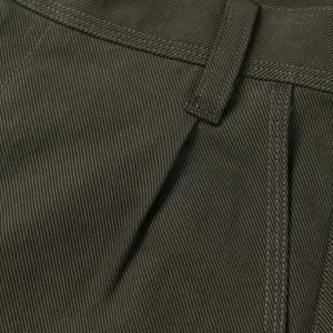 Cotton-Lyocell-Linen Twill Pleated Pants
