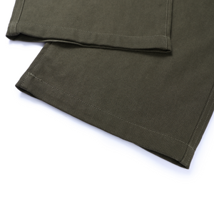 Cotton-Lyocell-Linen Twill Pleated Pants