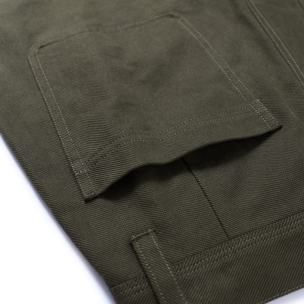Cotton-Lyocell-Linen Twill Pleated Pants