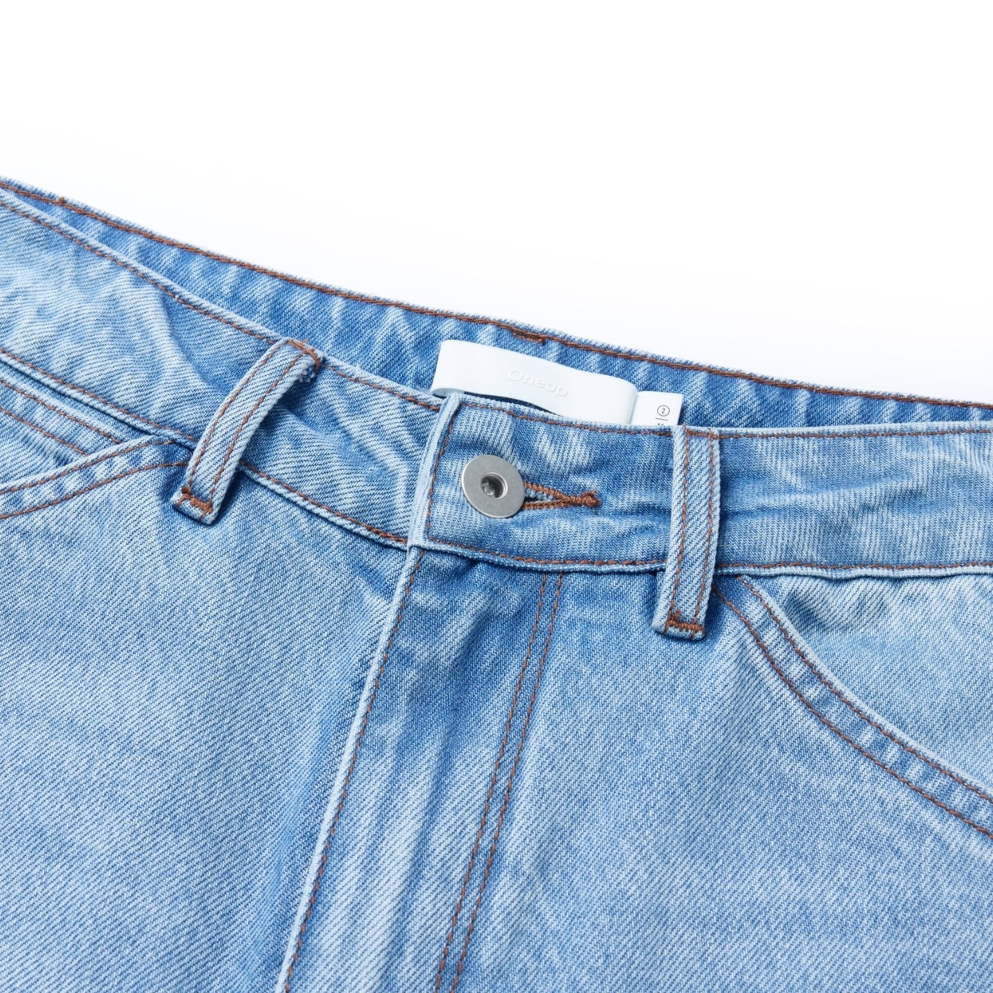 Light Wash Wide-Leg Jeans