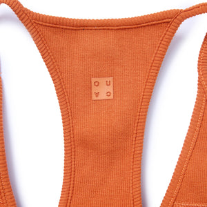 Stretch Halter Tank Top With Removable Pads