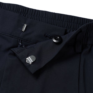 Water-Repellent Cotton-Feel Pleated Trousers