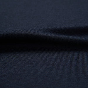 Wool-Blend Fitted Short-Sleeve Crew-Neck Top