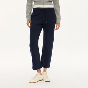 Viscose-Blend Stretch Cropped Pants
