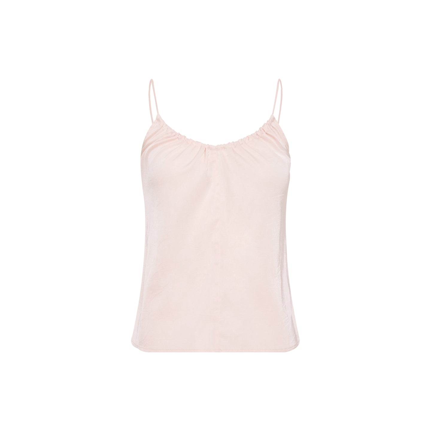 Satin Drawstring V-Neck Cami