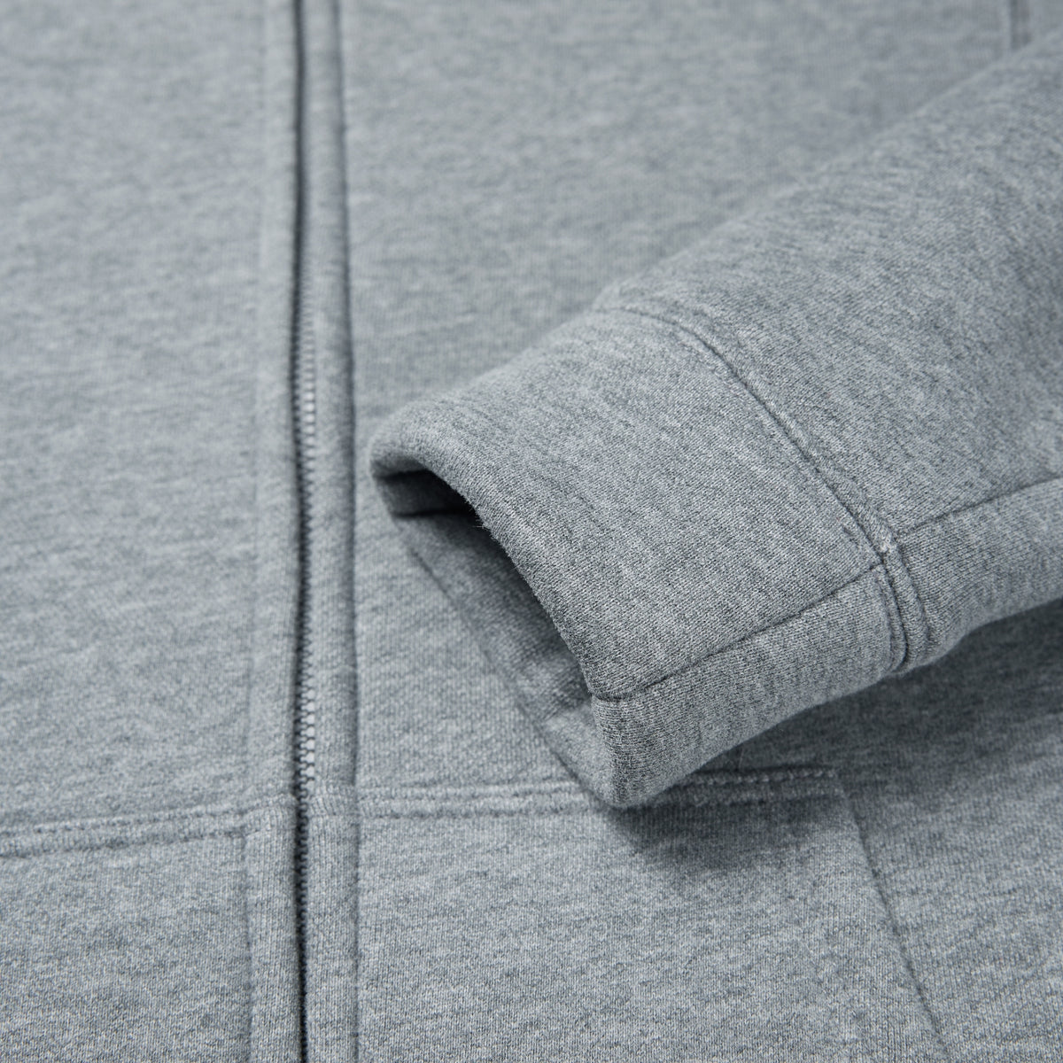 Cropped Fleece Quarter-Zip Stand-Collar Sweatshirt