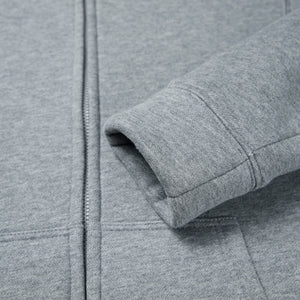Cropped Fleece Quarter-Zip Stand-Collar Sweatshirt