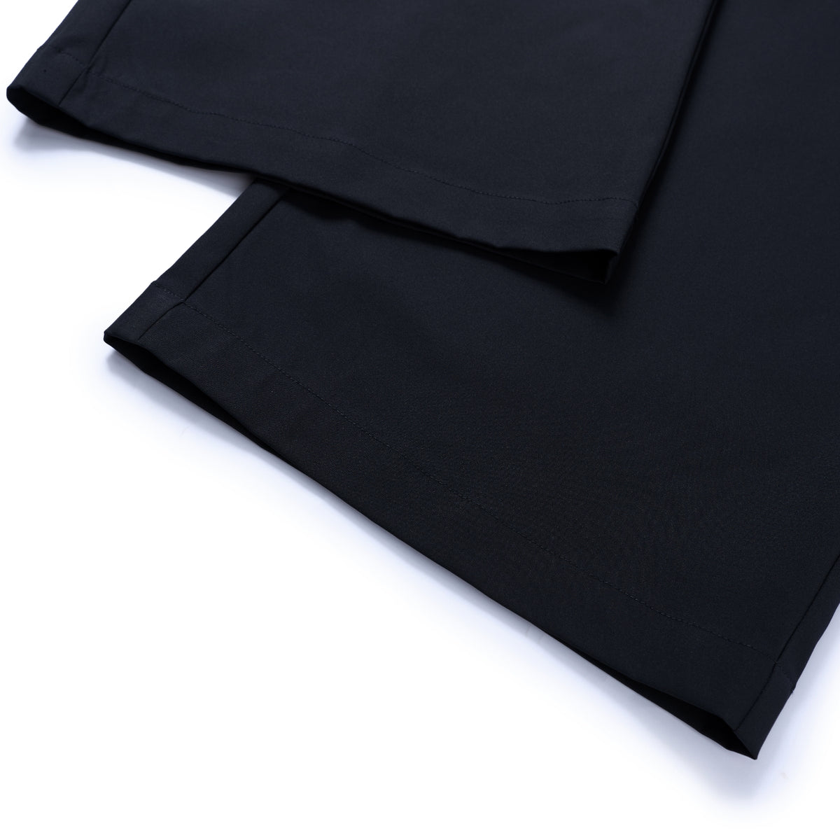 Water-Repellent Cotton-Feel Pleated Trousers