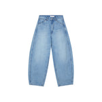 Light Wash Wide-Leg Jeans