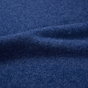 100% Wool Rolled-Edge Crew-Neck Sweater