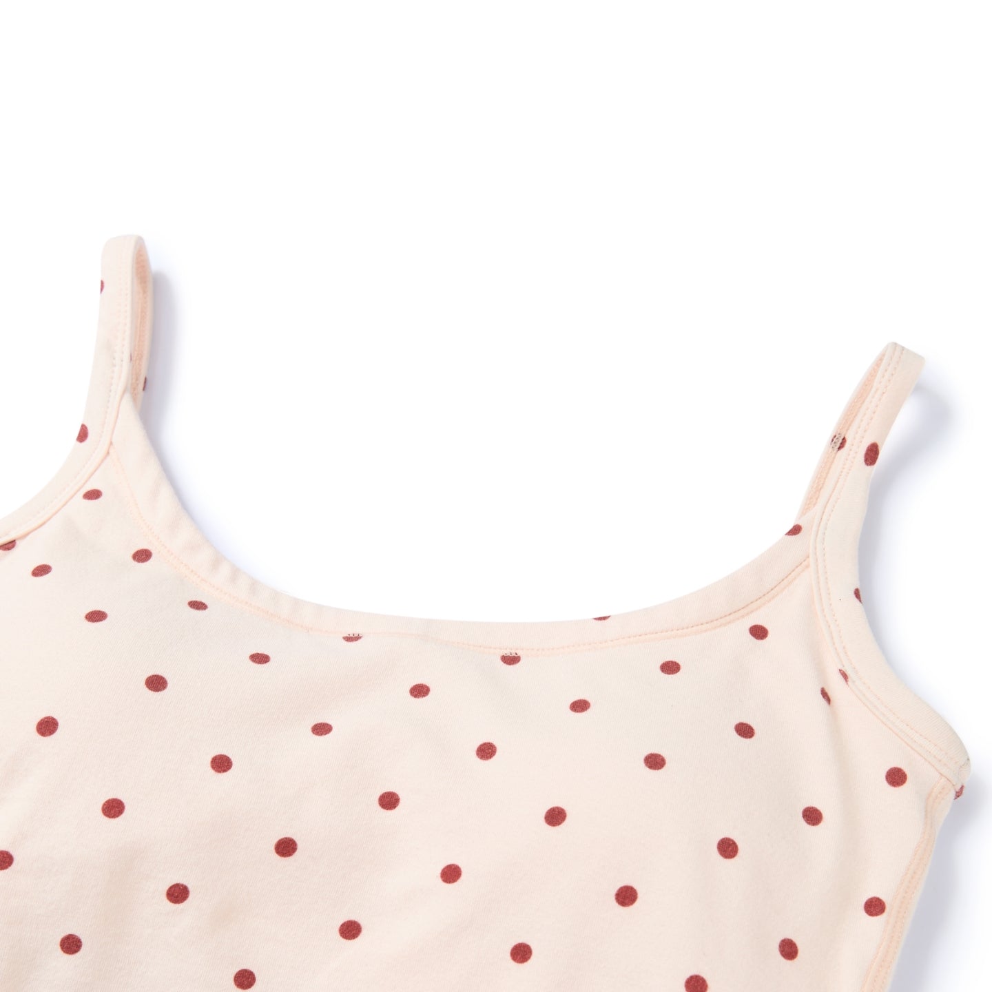 Polka Dot Cami Top with Removable Pads
