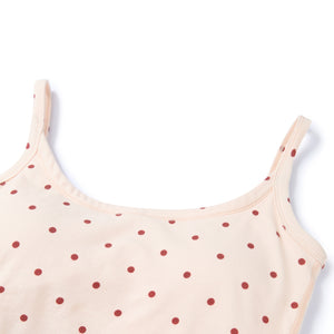 Polka Dot Cami Top with Removable Pads
