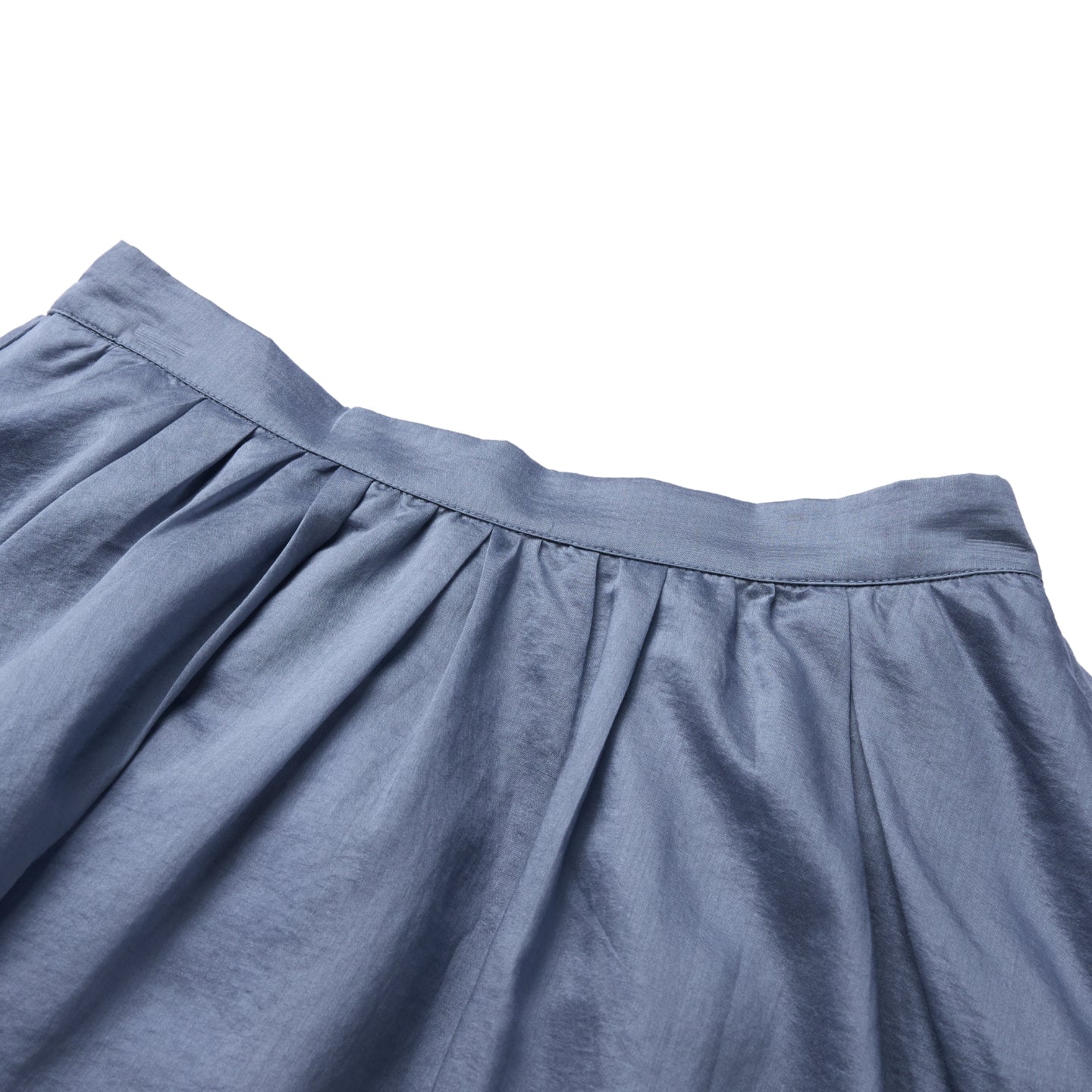 Lightweight Tencel Pleated A-Line Skirt