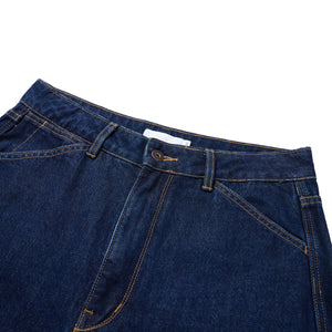 Vintage Wash Wide-Leg Jeans