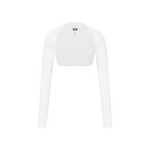 Stretch Long-Sleeve Bolero Top