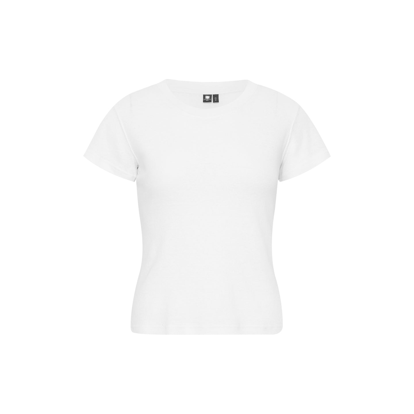 Heathered Cotton Fitted Crew-Neck Tee