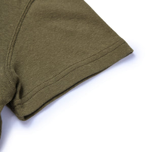 Heathered Cotton Fitted Crew-Neck Tee