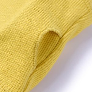 Ribbed Halter Top with Removable Pads