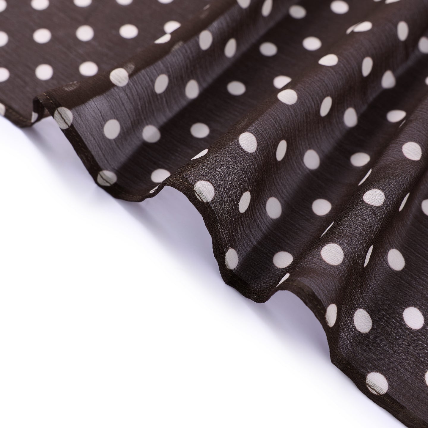 Polka Dot Silk Scarf