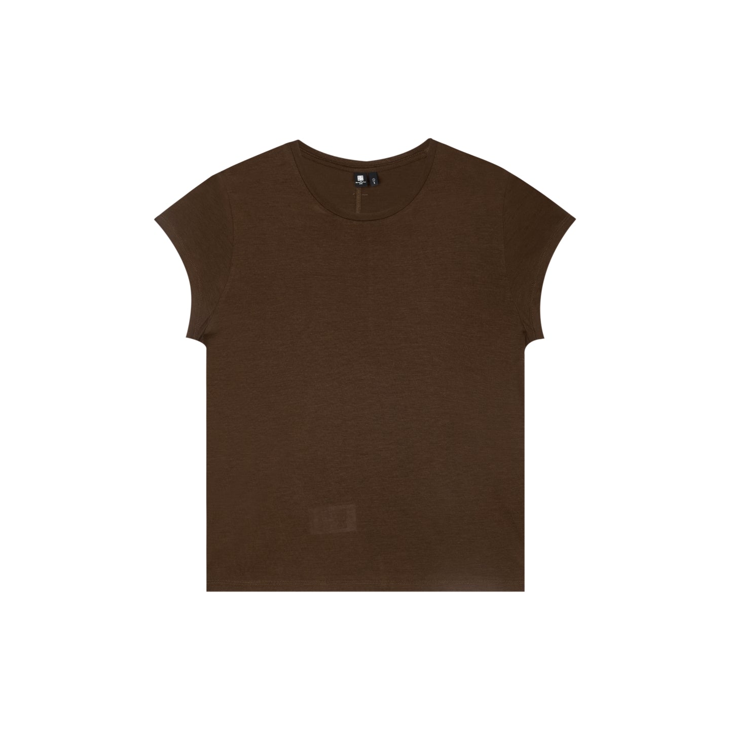 Tencel Wool-Blend Lightweight Short-Sleeve Top