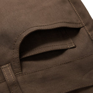 Twill Fitted Cropped Pants