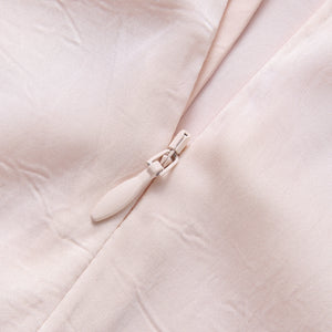 Satin Drawstring V-Neck Cami