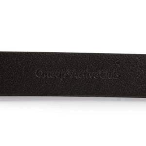 Full-Grain Leather Square-Buckle Belt – Unisex