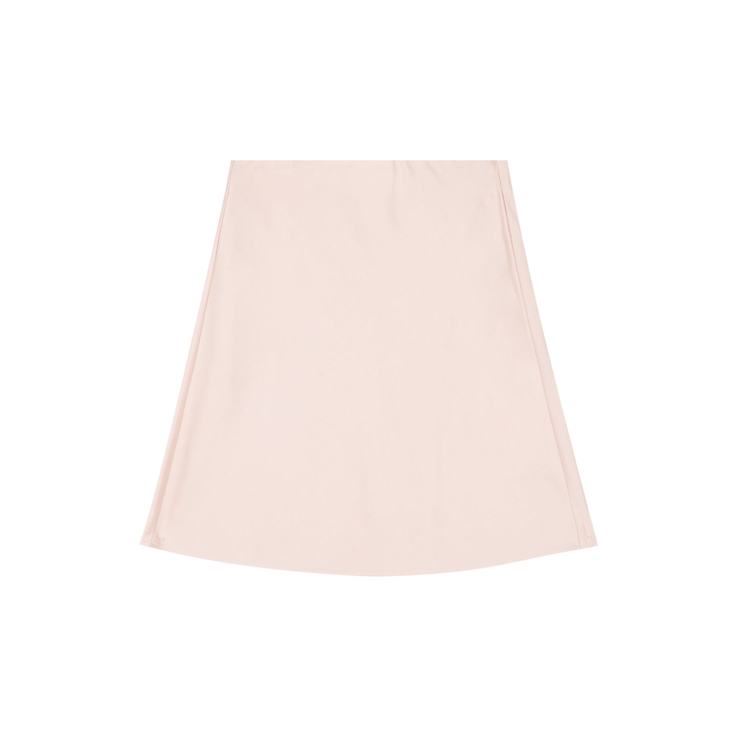 Linen Satin A-Line Skirt